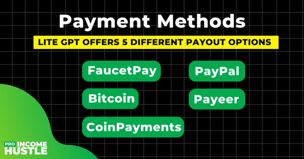 Lite GPT Payment Methods