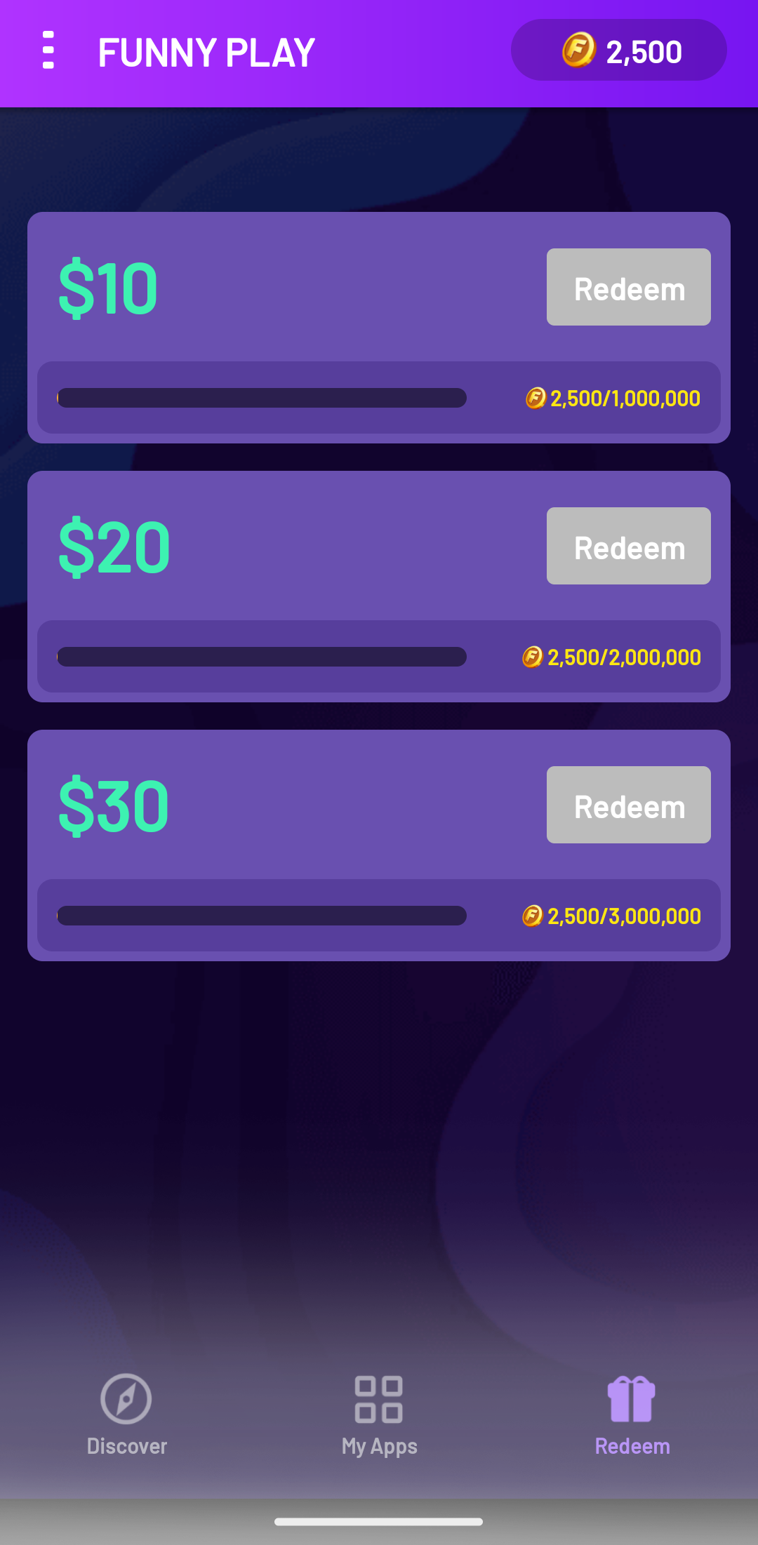 Funny Play Payout