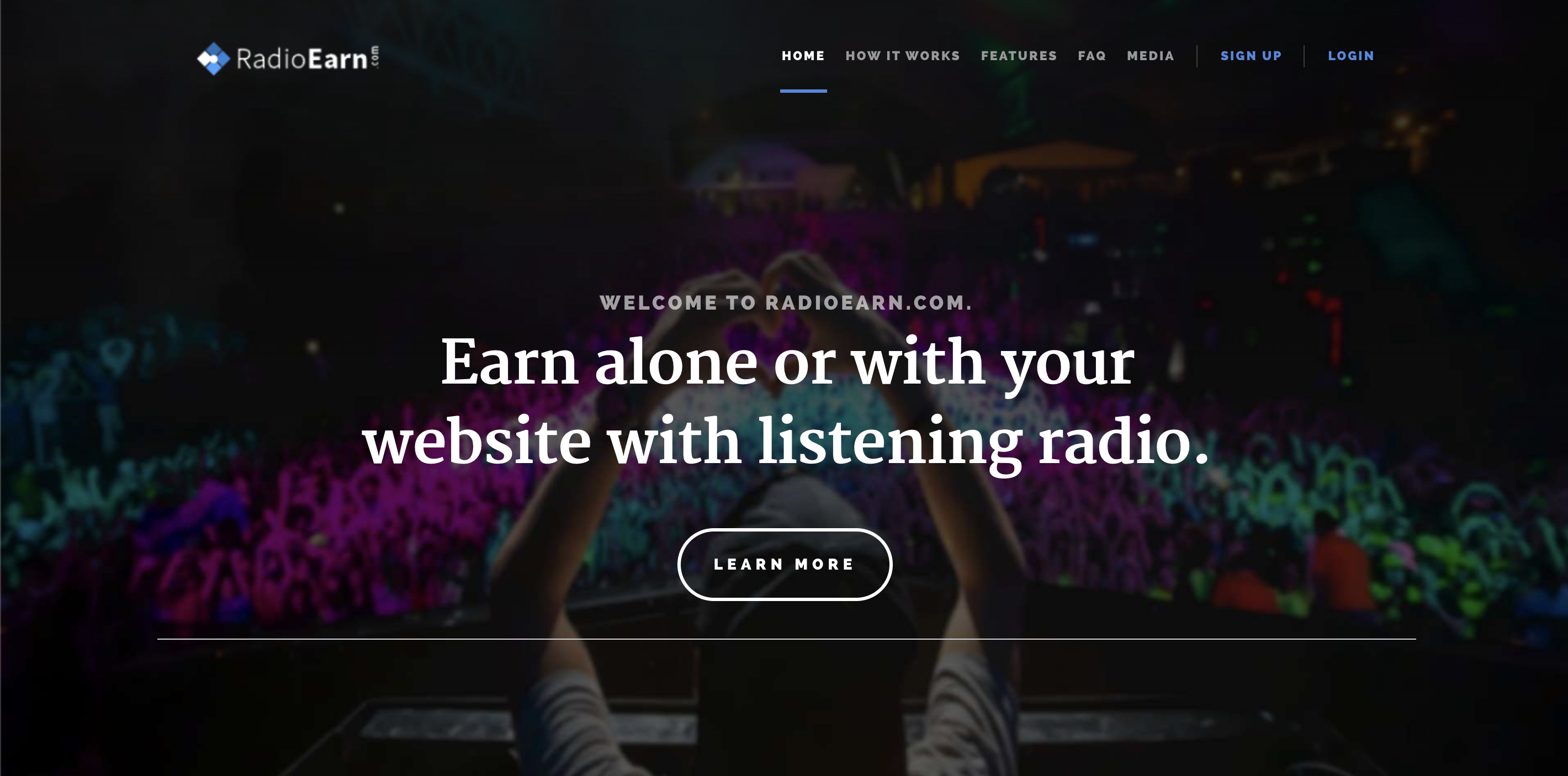 RadioEarn.com Homepage